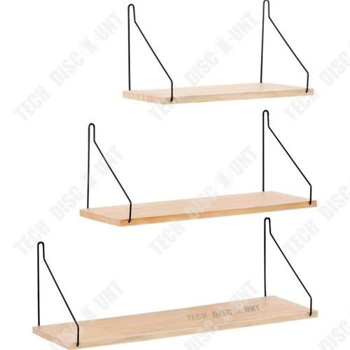 Td® Étagère Murale Mur En Fer Forgé Tenture Murale Décoration De La Chambre Étagère De Rangement Stockage Cloison De Poinçonnage Lib