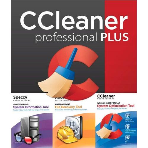 Ccleaner Professional Plus 2024 ( 1 An / 3 Appareils Windows/Mac/Android ) - Version Dématérialisée