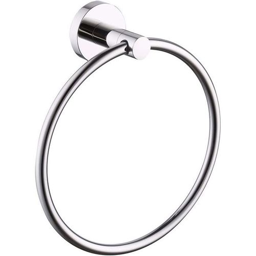 TD® Accessoire de salle de bain/ Anneau Porte- Serviette en acier inoxydable Poli/ Porte-anneau salle de bain