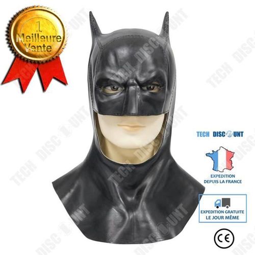Td® Halloween Decoration Batman Batman Masque Couvre-Chef Cosplay Halloween Maquillage Bar Accessoires De Fête