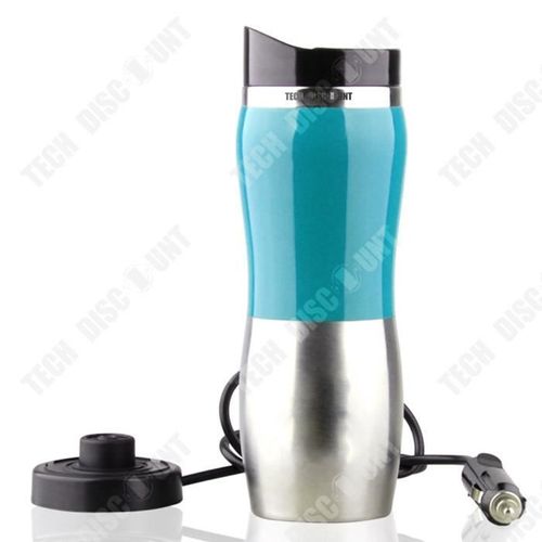 Td® Tasse D'eau Chaude Électrique De Voiture En Acier Inoxydable Vitesse De Chauffage Bouillante 100 Degrés Tasse De Voiture Électri
