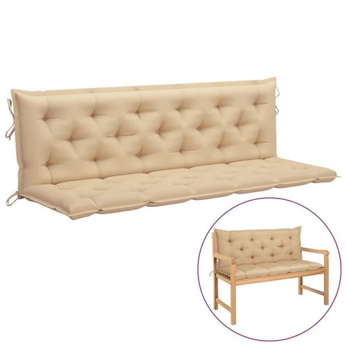 Vidaxl Coussin Pour Balancelle Beige 180 Cm Tissu