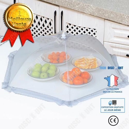 Td® Couverture Végétale Pliable Couverture De Table En Dentelle Respirante Anti-Insectes Et Anti-Mouches Couverture De Riz Domestiqu