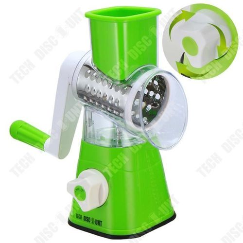 Td® Coupe-Légumes Multifonctions De Cuisine Râpe À Légumes Trancheuse À Main Cylindre De Roche Broyeur Domestique Twister Manuel