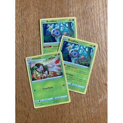 (2275) 2x Brindibou + Efflèche (Pokemon)