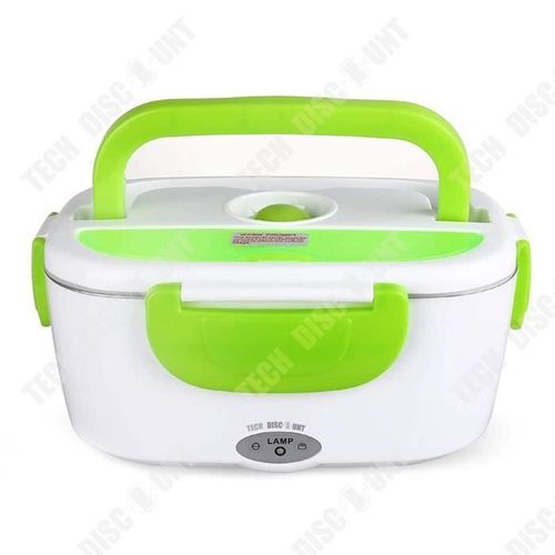 Td® 12v Voiture Électrique Chauffée Boîte À Lunch En Acier Inoxydable Enfichable Électrique Mécanique Vert Électrique Boîte À Lunch
