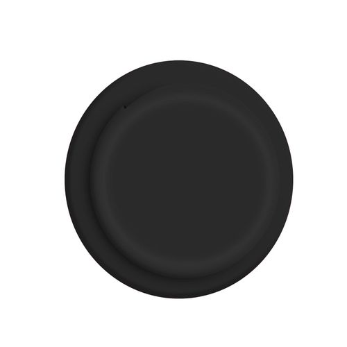 Coque Apple Airtag Silicone Gel Souple Dos Adhésif Ultra-Adhérant Noir