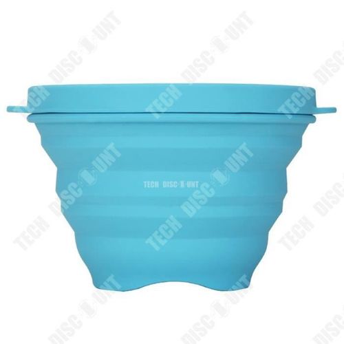 Td® Voyage Créatif De Rince-Bouche De Pique-Nique De Bol Se Pliant Portatif Extérieur De Silicone De Catégorie Comestible