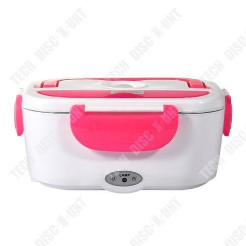 Td® Chauffage Électrique Boîte À Lunch Voiture Maison Boîte À Lunch Pratique À Transporter Voiture Chauffage Boîte À Lunch Rose