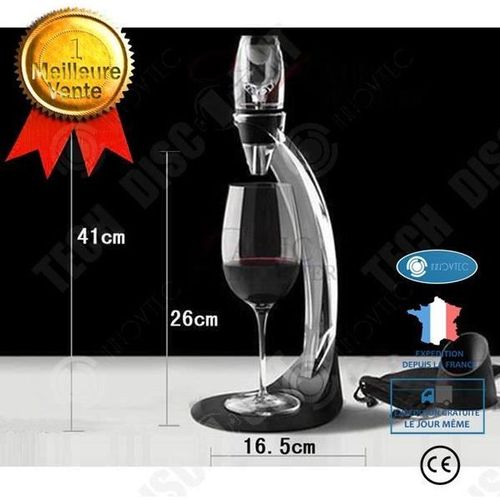 Inn® Kit Aérateur Décanteur De Vin Sur Pied Ensemble Caviste Professionnel Instantané Vin Raffiné Arômes Design Élégant Cadeau