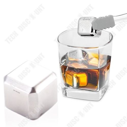 Td® Glaçons En Acier Inoxydable Matériau 304 8 Pastilles Glaçons Instantanés Pour Le Vin Pastilles De Glace Pour Le Vin Rouge