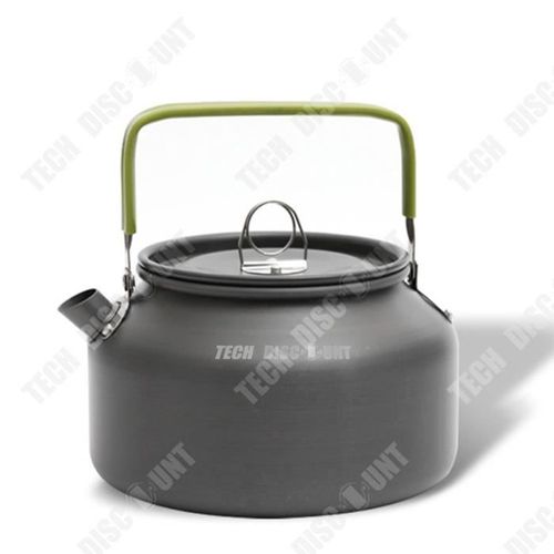 Td® Cafetière De Camping 0.8l Grande Capacité Portable Alliage D'aluminium Théière D'alpinisme Et De Pêche Bouilloire Pour Pique-Niq
