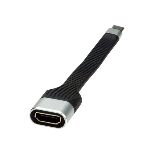 Roline - Adaptateur vidéo externe - Cypress CCG2 / Parade PS176 - USB-C - HDMI - noir
