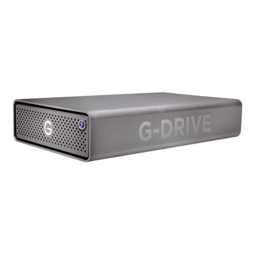 SanDisk Professional G-DRIVE PRO - Disque dur - 18 To - externe (de bureau) - USB 3.2 Gen 1 / Thunderbolt 3 (USB-C connecteur) - 7200 tours/min - gris sidéral