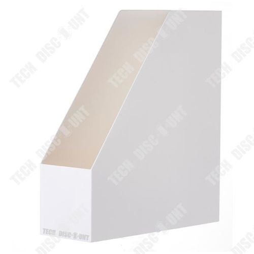 TD® Porte-fichiers en plastique de couleur unie bureau étudiant boîte de rangement de fichiers de bureau organisateur de livre