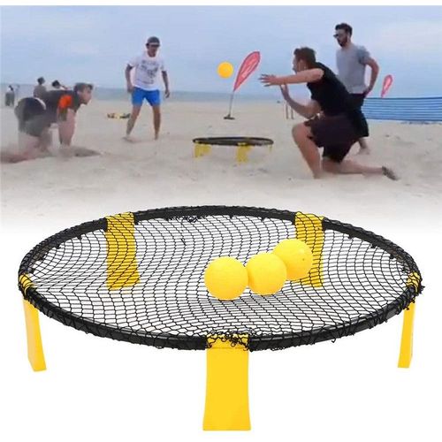 Ensemble De Jeu Mini Beach-Volley Avec Gonfleur Pour Loisirs Divertissement Fitness Fête
