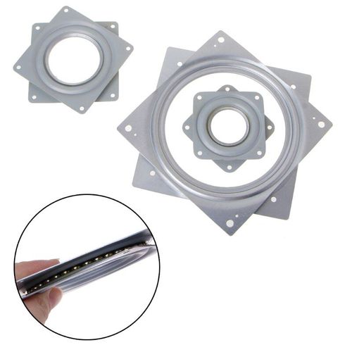 Carré Paresseux Susan 360 ° Rotatif Roulement Plateau Tournant 300 Lbs Roulements Plaque K9fa Lasj224