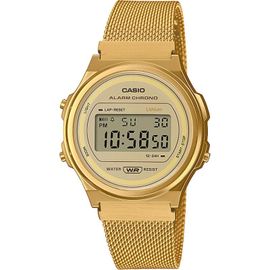 Casio Montre Doré Digital Femmes Casio Collection Vintage A171wemg-9aef