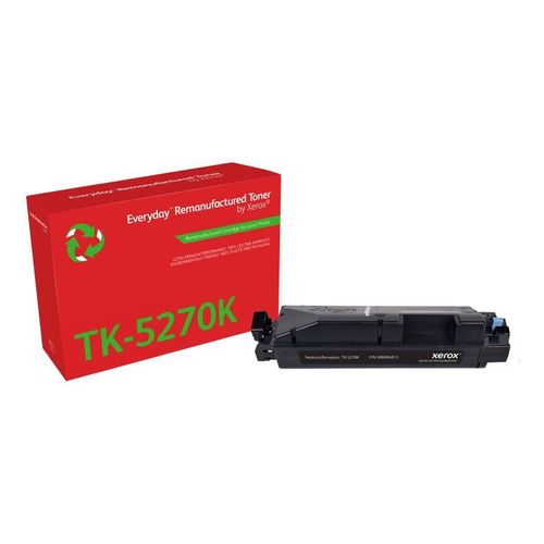Everyday Rigenerato Toner rigenerato Everyday? di Xerox Nero compatibile con Kyocera TK-5270K, Capacità standard