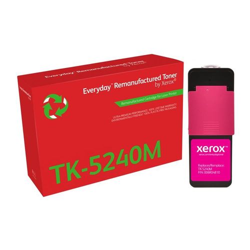 Everyday Rigenerato Toner rigenerato Everyday? di Xerox Magenta compatibile con Kyocera TK-5240M, Capacità standard
