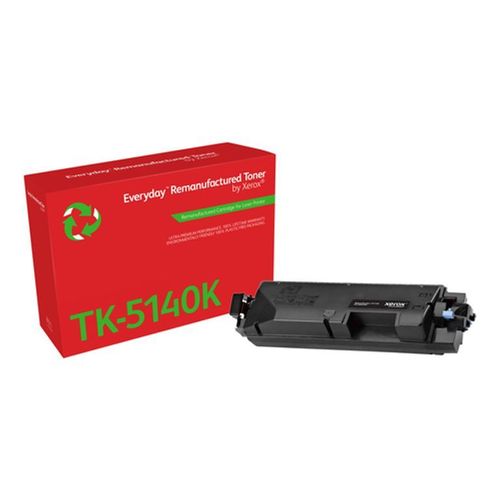 Everyday Rigenerato Toner rigenerato Everyday? di Xerox Nero compatibile con Kyocera TK-5140K, Capacità standard
