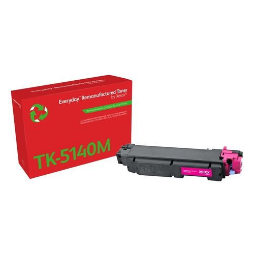 Everyday Rigenerato Toner rigenerato Everyday? di Xerox Magenta compatibile con Kyocera TK-5140M, Capacità standard