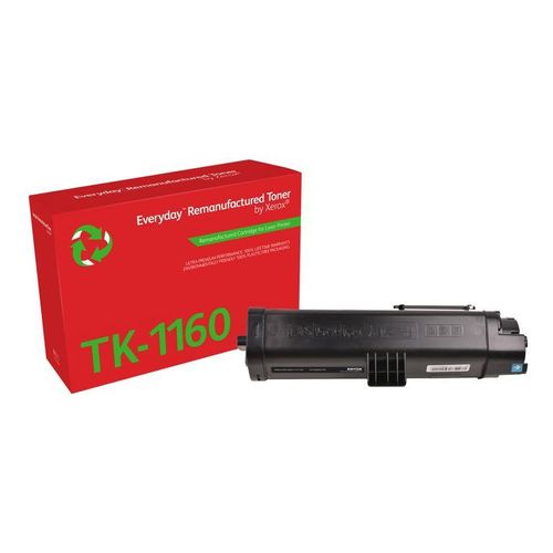 Everyday Rigenerato Toner rigenerato Everyday? di Xerox Nero compatibile con Kyocera TK-1160, Capacità standard