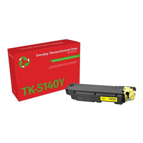 Everyday Rigenerato Toner rigenerato Everyday? di Xerox Giallo compatibile con Kyocera TK-5140Y, Capacità standard