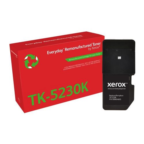 Everyday Rigenerato Toner rigenerato Everyday? di Xerox Nero compatibile con Kyocera TK-5230K, Capacità standard