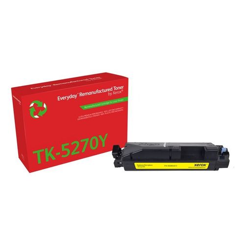 Everyday Rigenerato Toner rigenerato Everyday? di Xerox Giallo compatibile con Kyocera TK-5270Y, Capacità standard