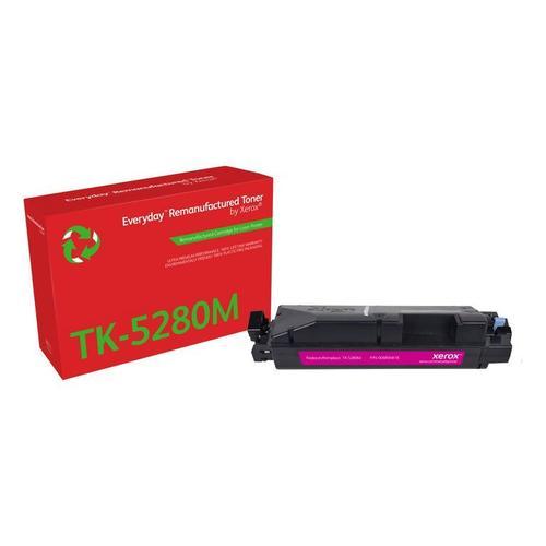 Everyday Rigenerato Toner rigenerato Everyday? di Xerox Magenta compatibile con Kyocera TK-5280M, Capacità standard