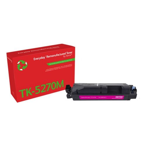 Everyday Rigenerato Toner rigenerato Everyday? di Xerox Magenta compatibile con Kyocera TK-5270M, Capacità standard