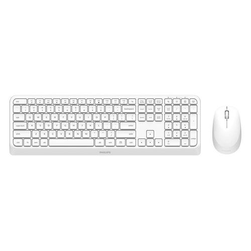 Philips 3000 series SPT6307W/34 tastiera Mouse incluso RF Wireless QWERTY Inglese Bianco