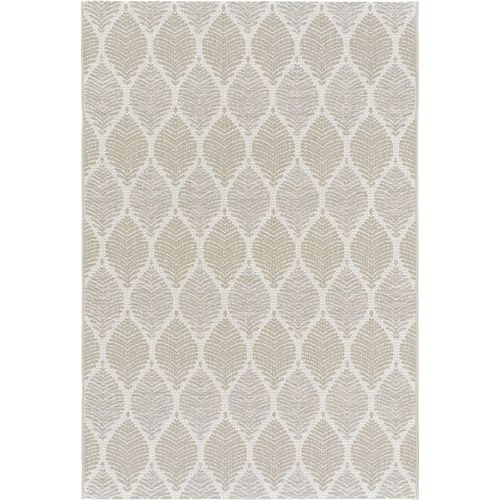 Tapis Essenza - Nature Urbaine - Feuilles Beige Ton Sur Ton Decoweb.Com - 160 X 230 Cm
