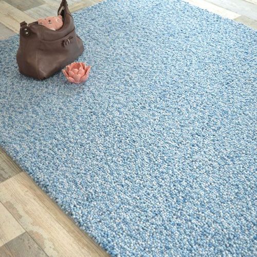 Tapis Billes - Bleu Pastel Decoweb.Com - 200 X 290 Cm
