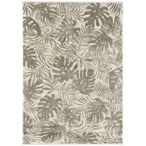Tapis De Salon En Velours - Amazonie - Motif Jungle Feuillage Tropical Decoweb.Com - 200 X 290 Cm