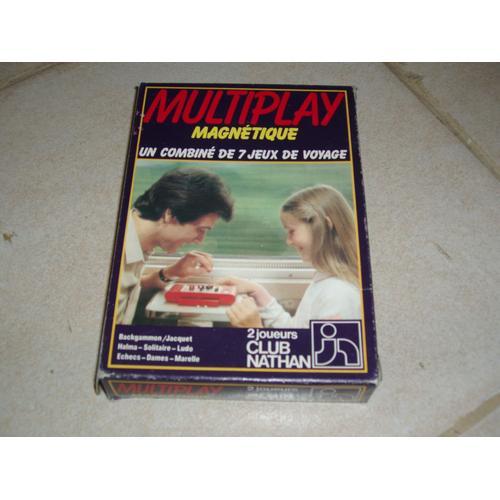 Ancien Et Rare Jeu Multiplay Magnetique De Voyage De 7 Jeux