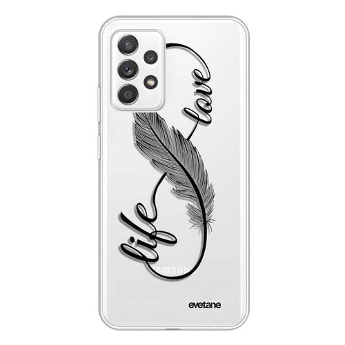 Coque Samsung Galaxy A72 360 Intégrale Transparente Love Life Tendance Evetane.