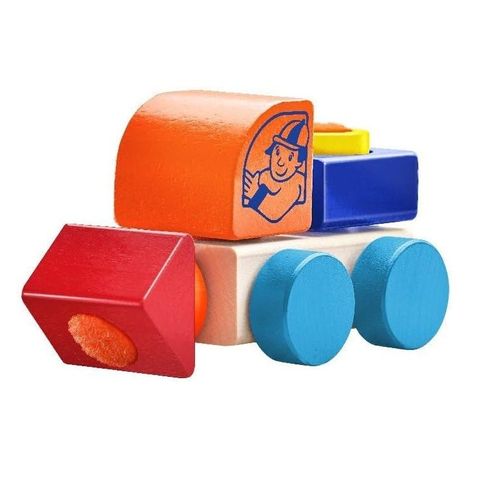 Camion En Bois, Velcro 5 Pcs
