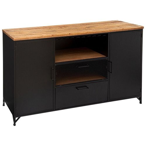 Buffet 2 Portes 3 Niches Cierna Atmosphera - Noir