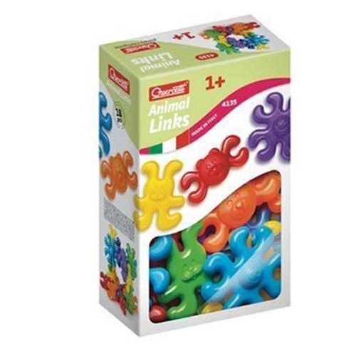 Collier De Formes - Quercetti - Animaux - Jouet Éducatif - 18 Pièces - Plastique Souple