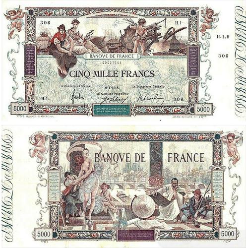 5000 Francs (Flameng ) France