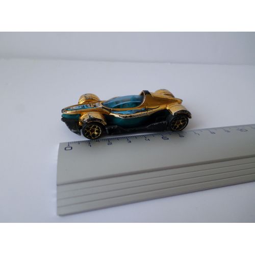 Dragster Bleu Ailes Dorees-Hot Wheels