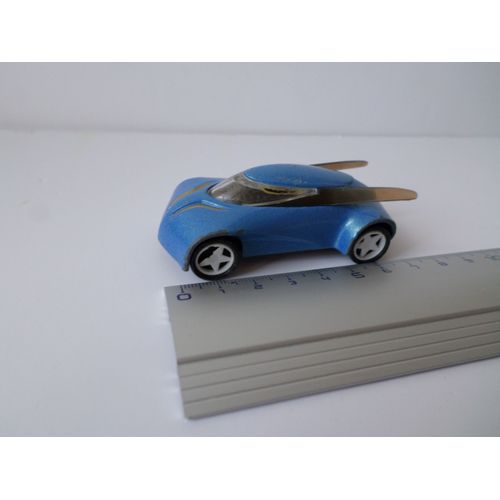 Dragster Bleu Modele Deux Ailerons Gris-Majorette