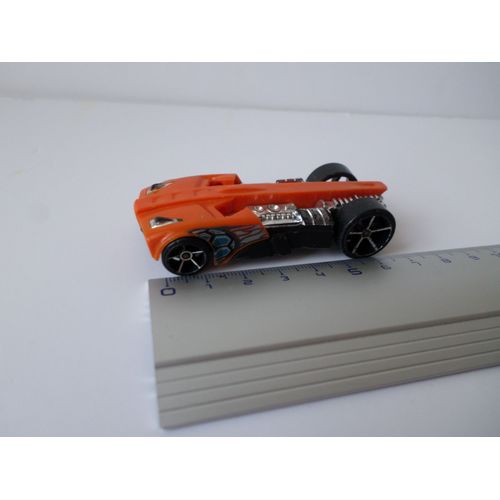 Dragster Orange Modele Mosaiques Sur Flanc-Hot Wheels