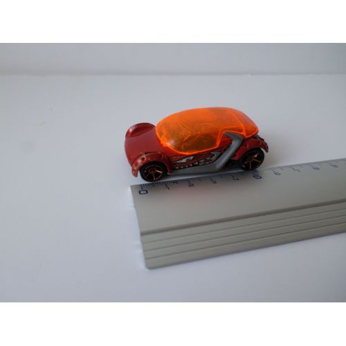 Dragster Orange Modele Capot Rouge-Hot Wheels