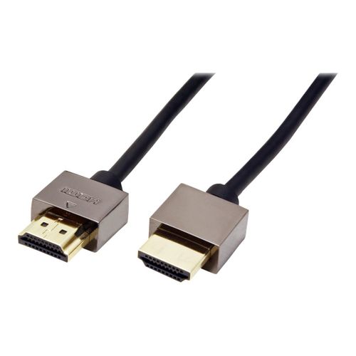 Roline High Speed - Câble HDMI avec Ethernet - HDMI mâle pour HDMI mâle - 5 m - blindé - noir