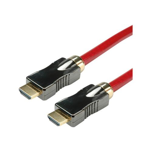 Roline - Câble HDMI avec Ethernet - HDMI mâle pour HDMI mâle - 3 m - double blindage