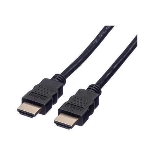 Roline - Câble HDMI avec Ethernet - HDMI mâle pour HDMI mâle - 2 m - blindé - noir
