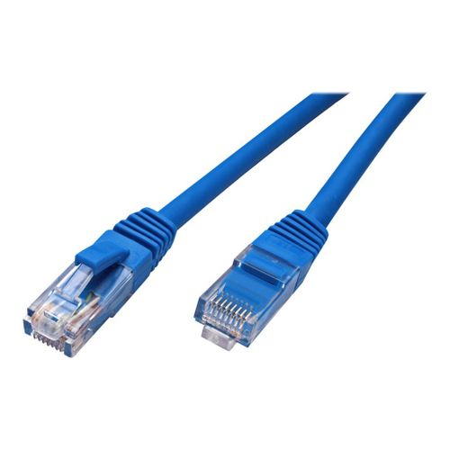 VALUE - Cordon de raccordement - RJ-45 (M) pour RJ-45 (M) - 7 m - UTP - CAT 6 - sans halogène, moulé, solide - bleu